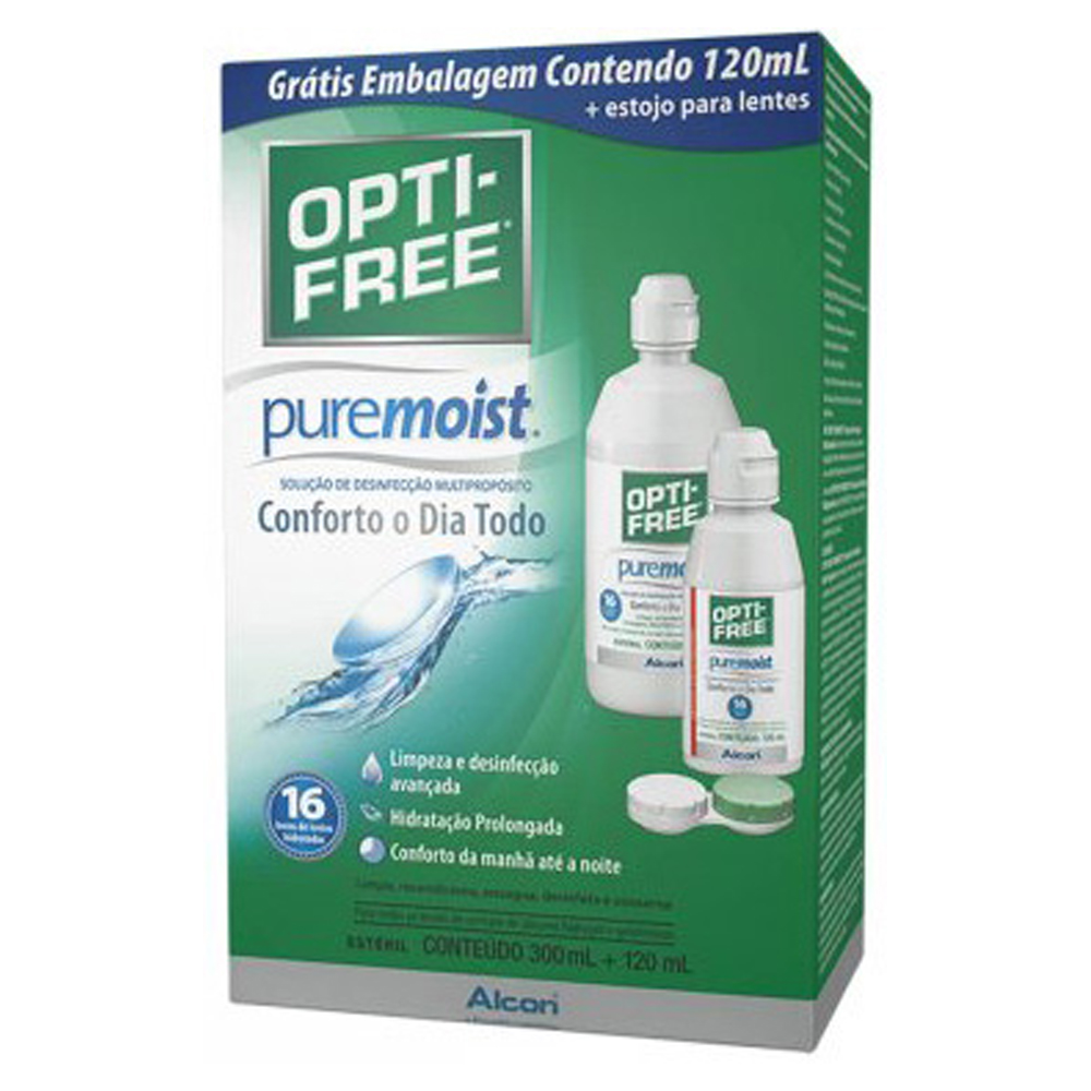 KIT OPTI FREE PUREMOIST 300+120ML ALCON