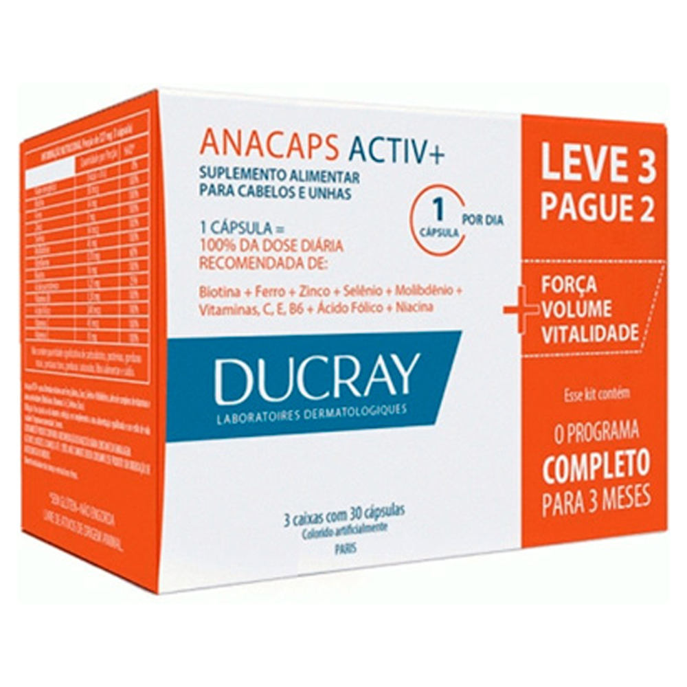 DUCRAY ANACAPS ACTIV 90CPS
