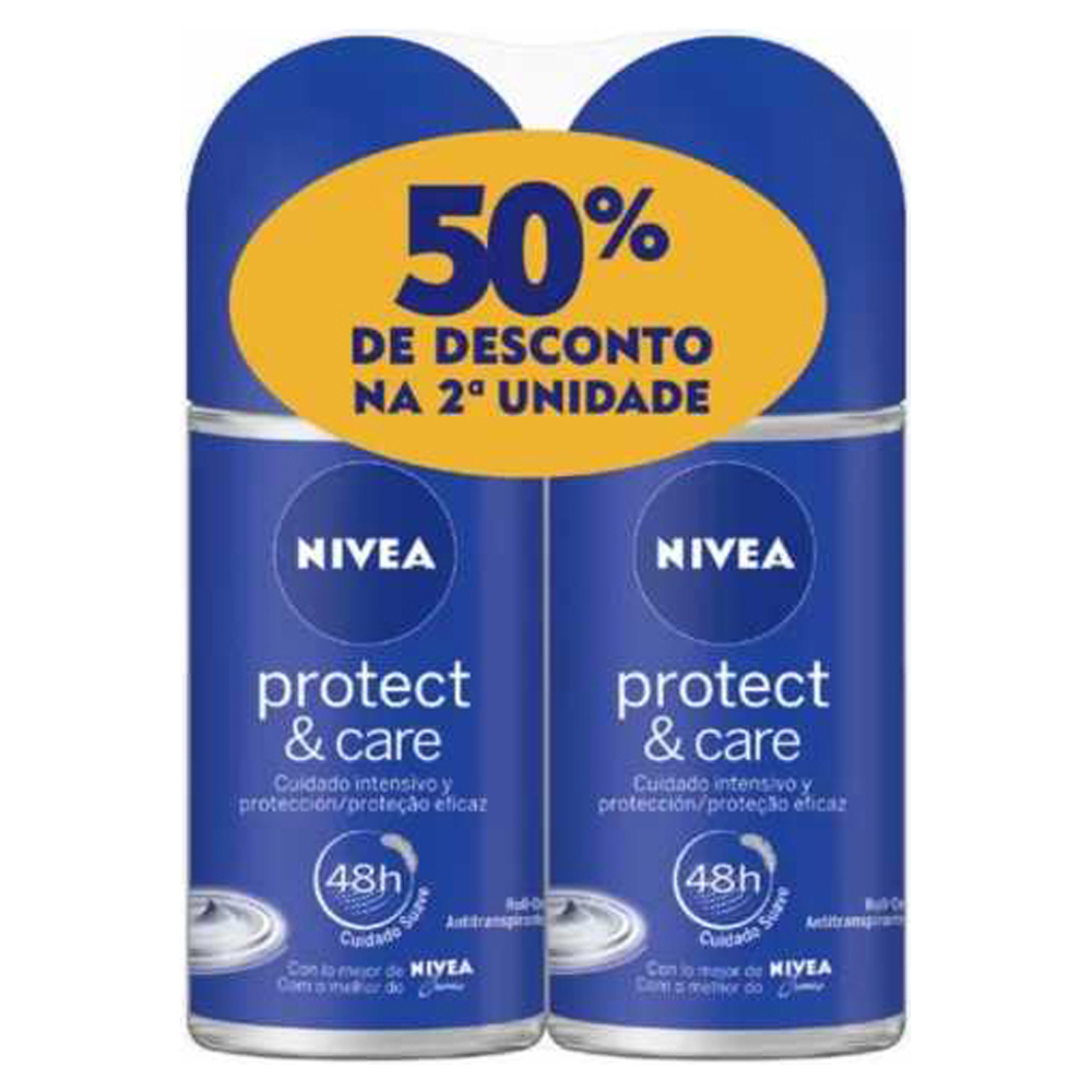 2 DESOD ROLL NIVEA PROT CARE 50% DESC