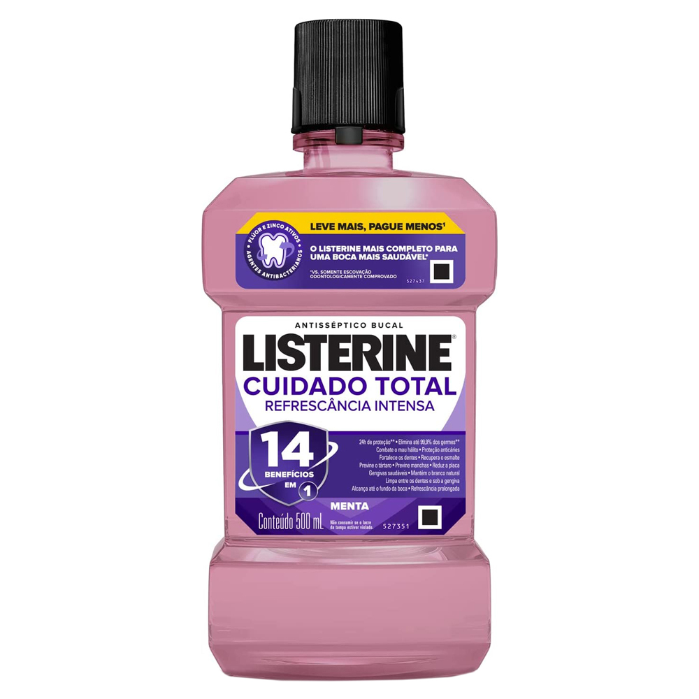 ENX BUCAL LISTERINE CUIDADO TOT 500ML
