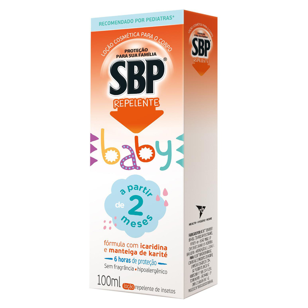 REPELENTE LOCAO SEM FRAG SBP BABY 100ML