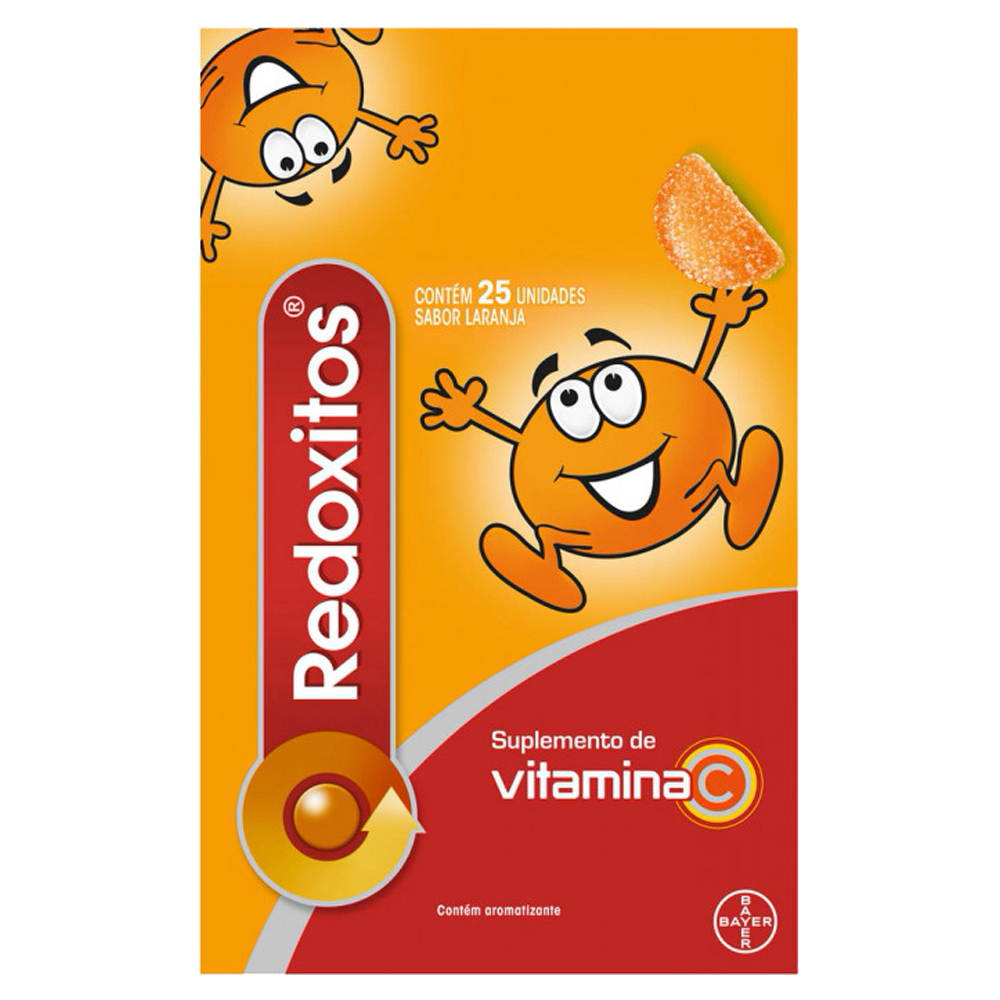 REDOXITOS VIT C LARANJA 25GOM BAYER