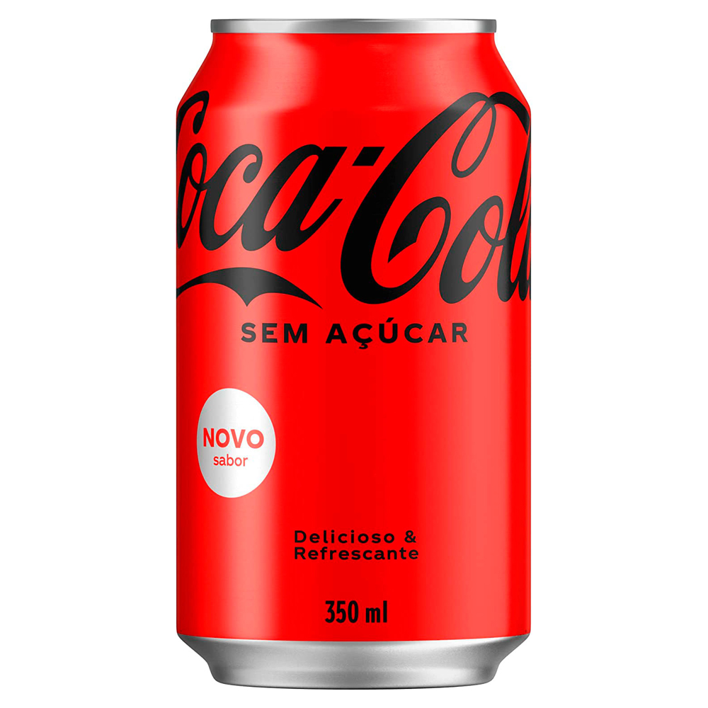 REFRIGERANTE ZERO COCA COLA 350ML