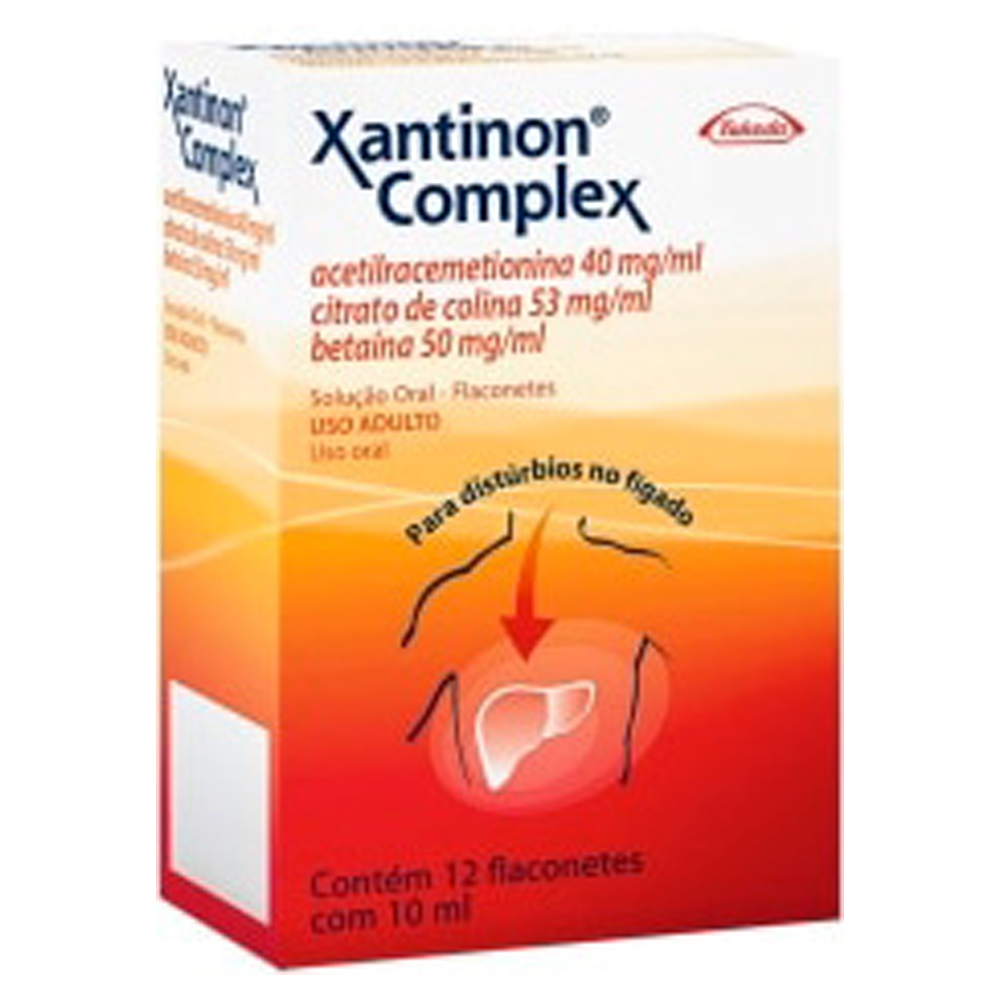 XANTINON COMPLEX 12FL 10ML TAKEDA