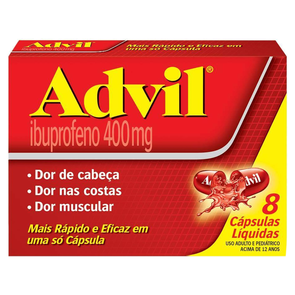 ADVIL EXTRA ALIVIO 400MG 8CAP WYETH