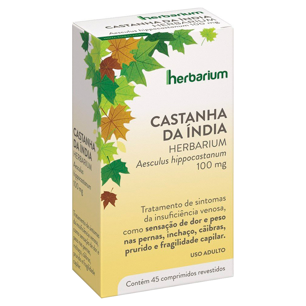 CASTANHA INDIA 100MG 45CAP HERBARIUM